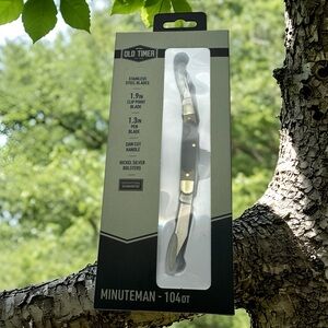 Old Timer Minuteman-104OT 2.8 Inches Stainless Steel Blades Saw Cut Handle New